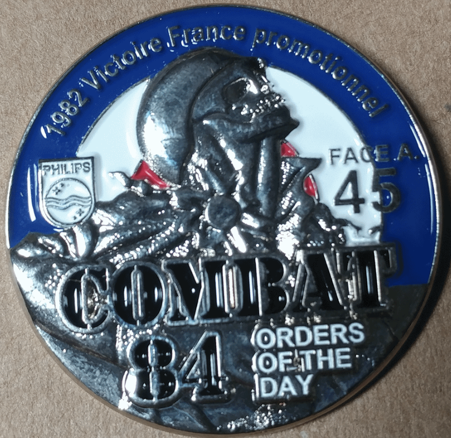 Combat 84 - Metal Badge